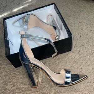 Silver heels